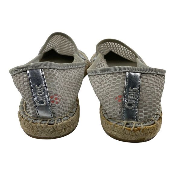 Sam Edelman Circus Women's Jute & Mesh Beige & Silver Lena Espadrille Flats US 7 - Picture 4 of 12